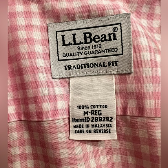 L.L. Bean Mens button down dress shirt - Picture 3 of 5